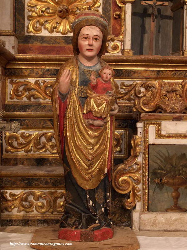 VIRGEN DE TRADICIÓN ROMÁNICA